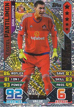 Costel Pantilimon Sunderland 2015/16 Topps Match Attax Man of the Match #403